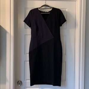 Ann Taylor color block Ponte Dress